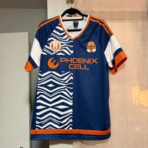 Star Wars: The Clone Wars Ahsoka Tano Phoenix Cell Soccer Jersey - men’s size L